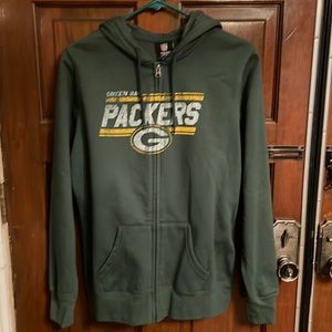 NWT Green Bay Packers zip up jacket